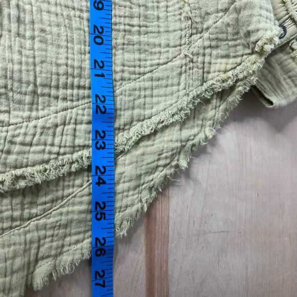 We The Free Lucy Solid SwingTop in Desert Yellow Gauze Size XS Boho Lagenlook - Picture 9 of 10